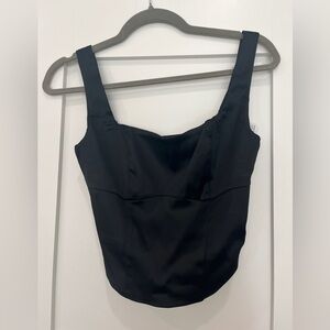 Abercrombie black corset top